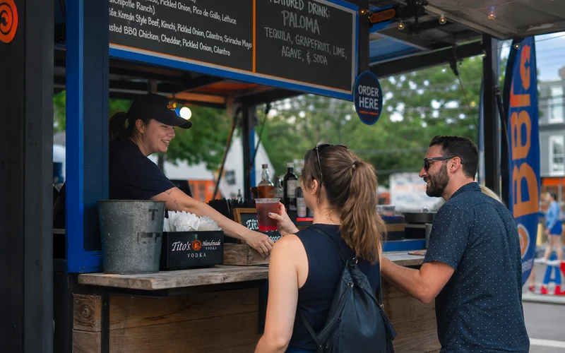 Charlotte metro brewery and food truck festival scene