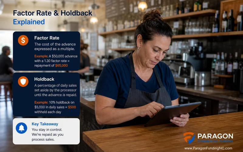 Factor rate and holdback explainer