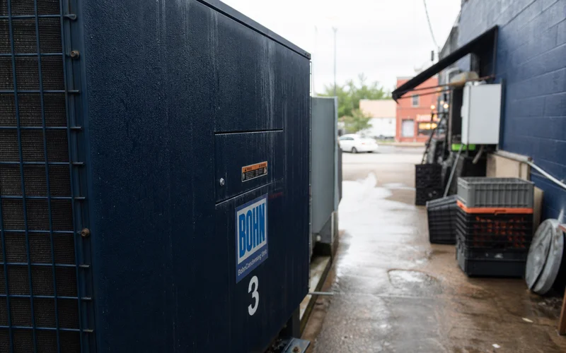 The failed walk-in compressor at the Wilmington bistro on Friday morning