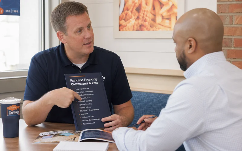 Franchise financing components breakdown
